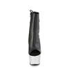 Pleaser - ADORE1018LG Bottes de plateforme, Pole dance chaussures - Noir/Couleur argent Product image